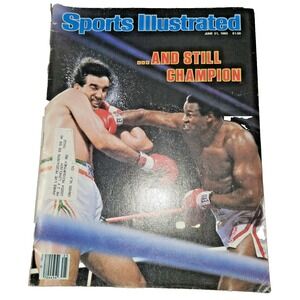 Sports Illustrated June 21 1982 - Larry Holmes Gerry Cooney and still Champion